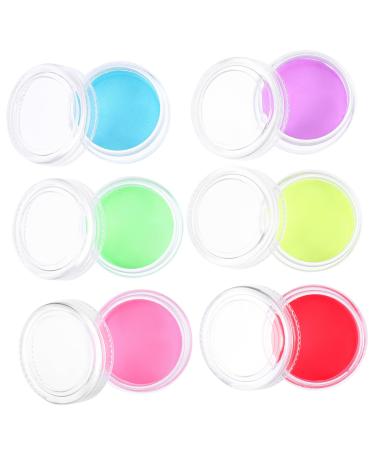 Healvian 6pcs Fluorescent Eyeliner Party Fluorescent Eye Liner Colored Eyeliners Gel Liner Eyeliner Paste