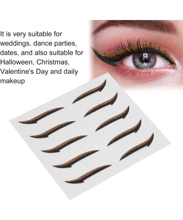 Eyeliner autocollants color s r utilisables imperm able maquillage ligne des yeux bande autocollant pour Halloween - Buy Online on GoSupps.com
