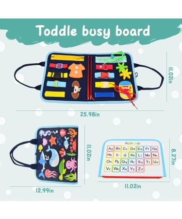 Azalee Busy Board - Montessori Dinosaur Activity Toy for Kids | Enhance Motor Skills & Basic Life Skills - Buy Online on GoSupps.com