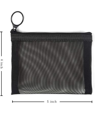 Patu Mini Zipper Mesh Bags Size S / A7 5 Pieces - Beauty Makeup Lipstick Organizer & Travel Kit Pouch - Buy Online on GoSupps.com