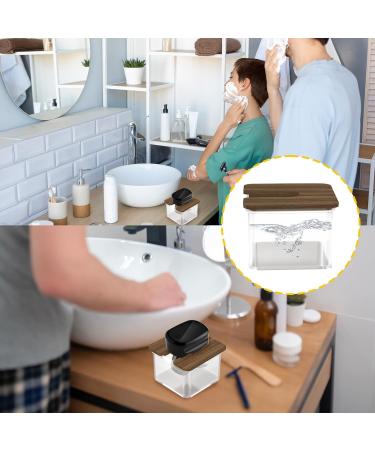 Doohoeek Walnut Shaver Rinse Stand for Skull Shaver Pitbull Gold & Silver PRO | Keep Your Head Razor Blades Dry & Clean - Buy Online on GoSupps.com