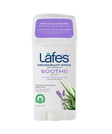 Lafe's Natural Deodorant | 2.25oz Aluminum Free Natural Deodorant Stick for Women & Men | Paraben Free & Baking Soda Free with 24-Hour Protection (Soothe, 2.25 Ounce) Soothe 2.25 Ounce