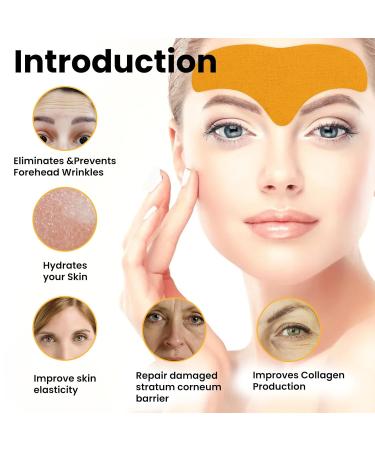 Forehead Wrinkle Patches 10 Pack Anti Wrinkle Facial Patches Overnight Anti-Aging Treatment Collagen and Vitamin E Infused Hydrating Skin Care - Buy Online on GoSupps.com