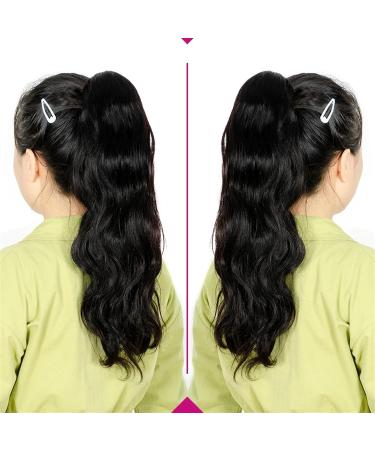 Ponytail Extension Body Wave Drawstring Ponytail Human Hair Extensions 12-26 Inch Brazilian Remy Hair Clip In Wave Ponytail Hair Pieces for Women Ponytail Hairpiece for Women (Color : Black Size : 18 Inch 100g Black - Buy Online on GoSupps.com