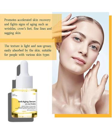 Face Serum for Women - Dark Spot Correcting Glow Serum - Anti Aging Serum for Face - Moisturizer Hydrating Essence Refine Pore Restore Elasticity - Improve Dullness Beautify Smooth Skin Tone Radiance - Buy Online on GoSupps.com