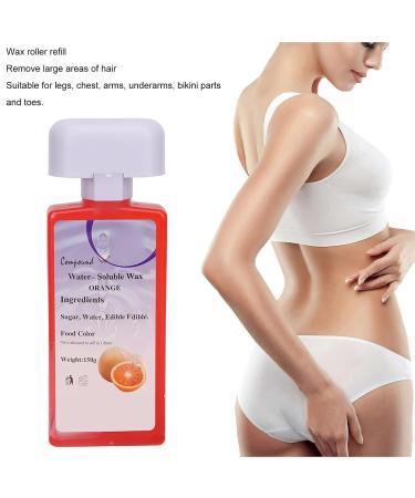 Buy Soft Wax Roller Refill - Portable 5.3oz Hair Removal Cartridge for Salon (Orange) - Painless Depilatory Solution - International Shipping Available - Buy Online on GoSupps.com