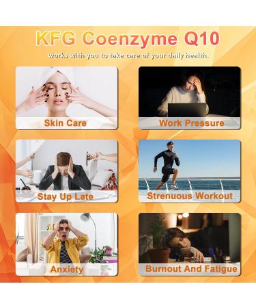 KFG CoQ10 400mg Softgels - Heart & Cardiovascular Health Immune Support Gluten-Free Coenzyme Q10 Supplements - Buy Online on GoSupps.com