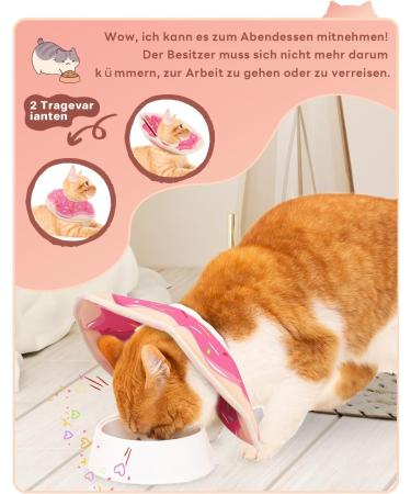 Supet Rewrise Adjustable Neck Rope Cat Collar - Recovery Cone for Cats After Surgery & Injuries (M: 21.5-30.5cm) - International Shipping Available - Buy Online on GoSupps.com