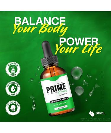 NutraVibe Prime Drops for Men PrimeDrops Daily Liquid Formula for Drive Stamina & Active Energy | Natural Plant-Based Blend for Men s Balanced Well-Being & Performance Easy-to-Use (30 Servings) - Buy Online on GoSupps.com