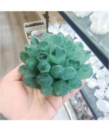 Crystal Cluster 300-1000g Natural Green Ghost Phantom Quartz Crystal Cluster Specimen ningxiao (Size : 600-700g) - Buy Online on GoSupps.com