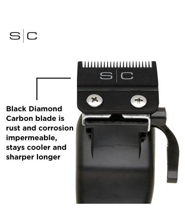 StyleCraft Black Diamond Carbon DLC Fade Hair Clipper Blade Replacement - Buy Online on GoSupps.com