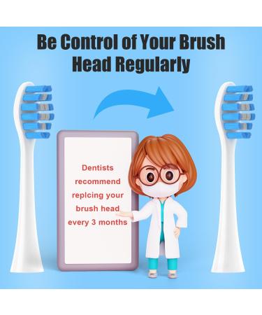 Soft Replacement Toothbrush Heads for Gleem Electric Toothbrush - 5 Pack Compatible & Affordable - Buy Online on GoSupps.com