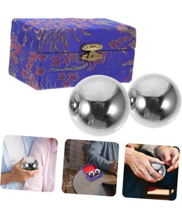 Iwowhero 2-St Fitness Handballs for Seniors | Chinese Feng Shui Baoding Massage Balls | Practical Hand Massage Balls for Gymnastics - Buy Online on GoSupps.com
