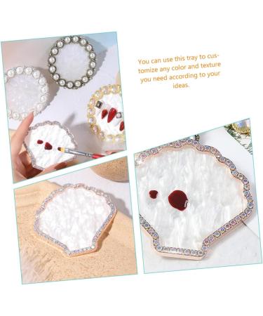 BIUDECO Resin Nail Art Palette Display Stand Mixing Tray for Nail Polish - Buy Online on GoSupps.com