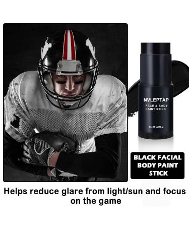 NVLEPTAP Eye Black Stick - Versatile Sports & Face Paint for Halloween Baseball Softball & Football | Black Face & Body Paint - Buy Online on GoSupps.com