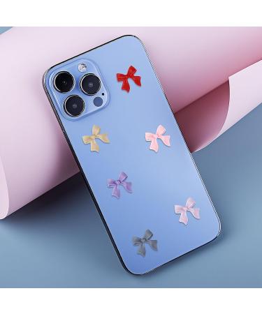 100PCS 3D Bow Nail Charms | Multicolor Acrylic Rhinestones for DIY Nail Art | Cute Decorations for Women & Girls - Buy Online on GoSupps.com