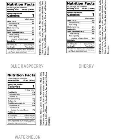 Time for Treats Sugar Free Snow Cone Syrup 3 Pack - Cherry, Blue Raspberry, Watermelon - Buy Online on GoSupps.com