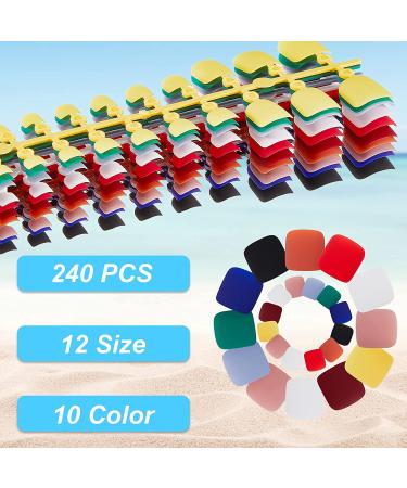 240 Pieces Short False Toe Nails Press On Toenails - Matte Colors | Full Cover Square Fake Nails Tips for Women & Girls DIY Manicure - Buy Online on GoSupps.com