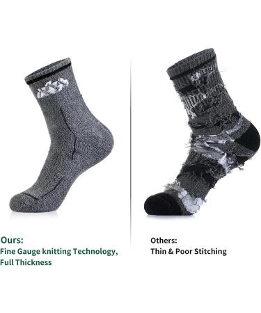 Innotree 3 Pack Men's Full Cushioned Hiking Walking Socks - Quarter Crew Socks for Men - Buy Online on GoSupps.com