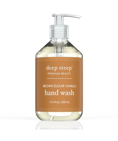 Deep Steep Argan Oil Liquid Hand Wash  Brown Sugar Vanilla  17.6 Fluid Ounce - Buy Online on GoSupps.com