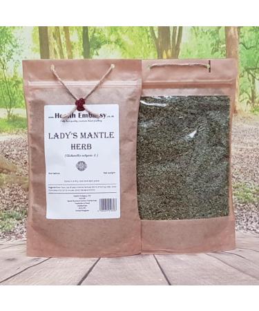  HEALTH EMBASSY Health Embassy Common Alchemilla Herb Herb Herbal Tea | Alchemilla Vulgaris L | Ladys Mantle Herb Tea 50g - Buy Online on GoSupps.com