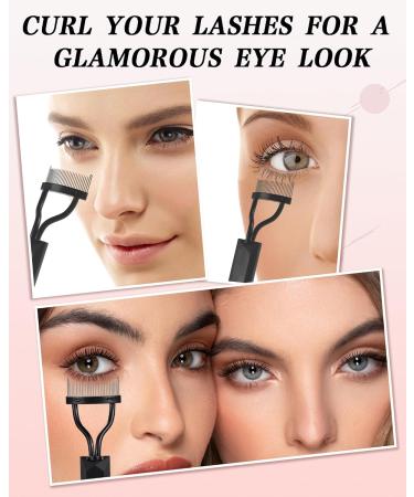 Eyelash Comb - 2024 Upgraded Reusable Lash Separator Tool | Non-slip Handle & Curved Design for Perfect Eye Makeup - SZ9-035 - Buy Online on GoSupps.com