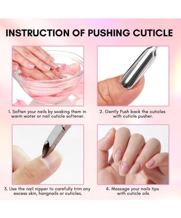 Makartt Nail Shaver Spatula Set - Stainless Steel Nail Push Pusher for Manicure & Artificial Nail Removal - Buy Online on GoSupps.com