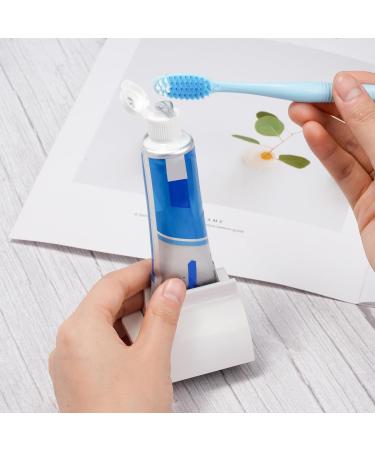 WSERE 2 Pack White Toothpaste Squeezer Roller Tube Squeezers Various Tubes Dispenser Holder Stand Reliable Quality Easy to Use and Efficient - Buy Online on GoSupps.com