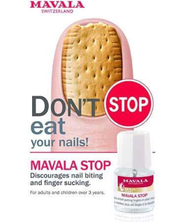 Mavala Stop Deterrent Nail Polish Treatment Stops Putting Fingers In Your Mouth For Ages 3+ 5 ml (Pack of 1) - Buy Online on GoSupps.com