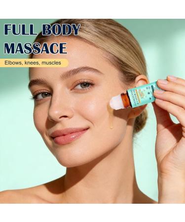Frankincense and Castor Oil Roll On with Rose Quartz Delivers Silky Smooth Skin Feel Suitable for Face Neck Abdomen 50ML/1.7OZ(1 Pcs) - Buy Online on GoSupps.com