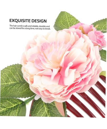 ABOOFAN Bridal Hair Accessories Flower Hair Accessories Side Combs for Women Thick Hair Flowers for Hair Flower Hair Pin Hair Comb for Women Decorate Fabric European Fashion Bridesmaid - Buy Online on GoSupps.com