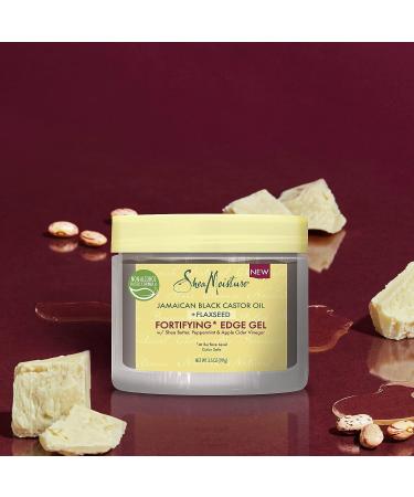 SheaMoisture Jamaican Black Castor Oil Edge Control Gel | Anti-Frizz Hair Gel 3.5 oz | Paraben-Free Styling for Curly Hair - Buy Online on GoSupps.com