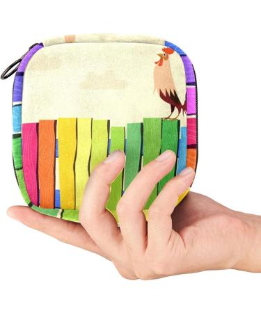 Menstrual Pad Bag with Zipper | Ladies Napkin Pouch & Tampons Collection Bag for Women & Girls Stylish & Practical - Buy Online on GoSupps.com