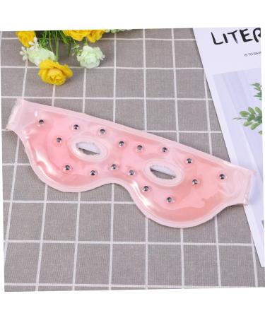 FOMIYES 1pc Cold Compress Eye Mask Gel Eye Mask Unzip Nap Mask Anti-fatigue Eye Mask Pink Bead Care - Buy Online on GoSupps.com