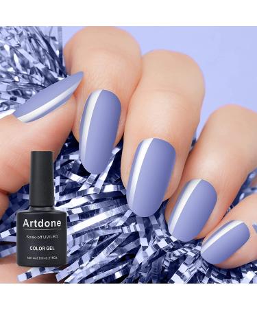 Artdone 24pcs Gel Nail Polish Kit - Glossy & Matte Top Coat, Base Coat, Soak Off Pink Blue Green Yellow Silver Glitter Gel Nail Polish Set for Nail Art - 8ml Each - Buy Online on GoSupps.com