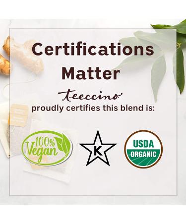 Teeccino Mushroom Herbal Coffee - Reishi & Eleuthero Dark Roast, Caffeine Free, 10 oz - Buy Online on GoSupps.com