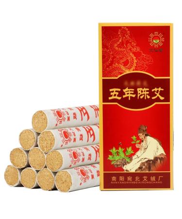 Moxa Cones Smokeless Moxa Rolls Five Years Moxa - Natural Moxa Rolls Sticks Moxibustion Smokeless Moxa Stick Wild Mugwort A1