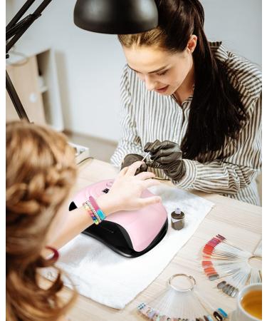 Birshe Geln gel Lamp UV LED 168W - Professional Portable Nail Dryer with Timer & LCD Display | Gel Nail Polish Drying - Playful Pink - Buy Online on GoSupps.com