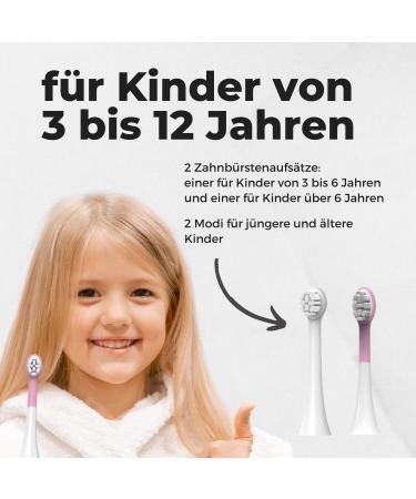 Pixiedent Electric Toothbrush for Kids - Gentle Sonic Clean 2 Replacement Brushes 2 Timer Modes Cute Giraffe Design Ages 3+ & 6+ - Buy Online on GoSupps.com