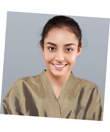 KOMBIUDA Barber Shop Cape Hair Cutting Apron Salon Robes Barber Cape Hair Salon Gown Barbershop Robe Salon Supply Robe for Salon Hair Cutting Cape Nylon Polyester Customer Service Button - Buy Online on GoSupps.com