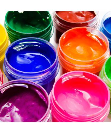 6 Pack 1 oz Clear Plastic Pot Jars with White Lids for Travel Storage - Leak Proof Cosmetic Containers for Makeup, Nails, Jewelry - White-1 oz - Buy Online on GoSupps.com