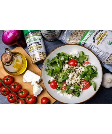 Organic Everything Bagel Seasoning Blend with Himalayan Sea Salt, Sesame, Poppy Seeds - 16oz Bag, Kosher Toppings with Garlic & Onion - Buy Online on GoSupps.com