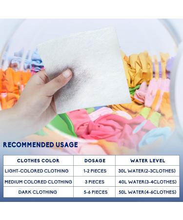Color Absorber Laundry Sheets 120 Count | Fragrance-Free Dye Catcher for Home & School | Prevent Clothes from Smearing - Buy Online on GoSupps.com