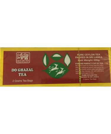 Do Ghazal Ceylon Persian Tea 100 Count Tea Bags - Buy Online on GoSupps.com