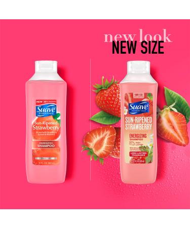 Suave Essentials Sun Ripened Strawberry Shampoo 22.5oz - Nourishing Hair Care for All Hair Types | International Shipping Available - Buy Online on GoSupps.com