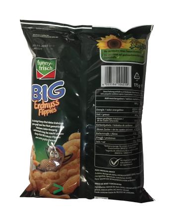 Funny Fresh Big Peanut Flippies Snack - Fun Pack of 6 (6x175g) | International Shipping Available - Buy Online on GoSupps.com