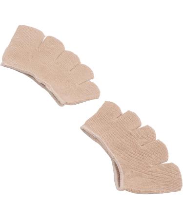 Toe Compression Socks for Foot Pain Relief - Breathable Heelless Toe Separating Socks | Sweat-Absorbent Forefoot Pads - Buy Online on GoSupps.com