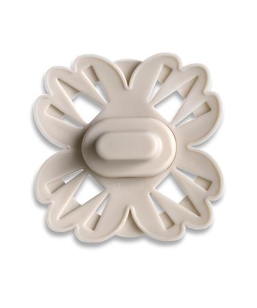 Mamillu Flurry Baby Pacifier Set - BPA-Free Medical Silicone Size 2 (6-18 Months) Vanilla Cream/Rose Blush Made in EU - 2 Pieces - Buy Online on GoSupps.com