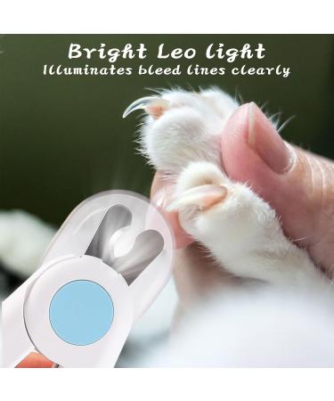 Famini 2-in-1 Nail Clippers with LED Light for Dogs & Cats | Claw Scissors Nail Files & Protective Spray | International Shipping - Buy Online on GoSupps.com