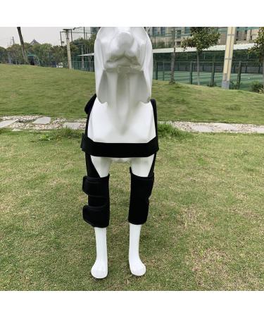 SUDNJIALQ Dog Shoulder Protector Durable And Safe Convenient Polyester Dog Elbow Protector Brace Protector Black L L Black - Buy Online on GoSupps.com